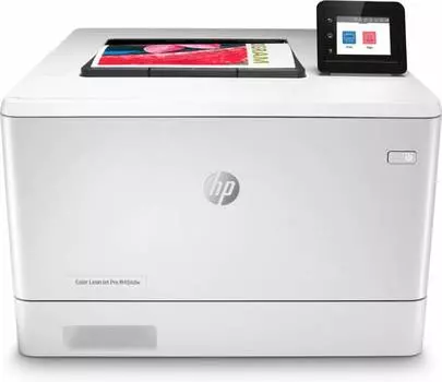 Принтер HP Color LaserJet Pro M454dw белый/черный (w1y45a)