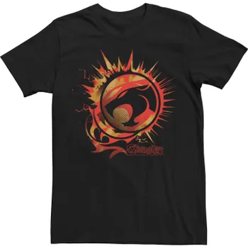 Мужская футболка с логотипом ThunderCats Fire Licensed Character