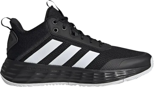 Кроссовки Adidas Own The Game 'Black White', черный