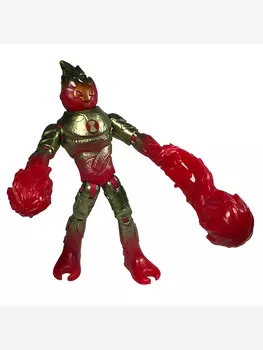 Ben 10 Человек-огонь Металлик Фигурка, 12.5 см