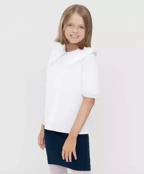 Блузка с рукавом 3/4 белая Button Blue (122)