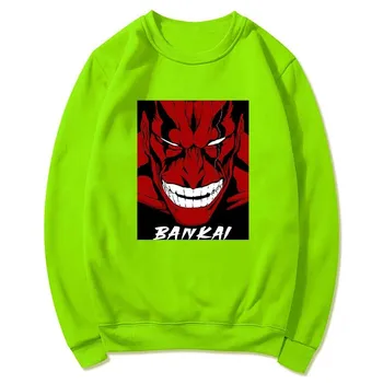 Zaraki Bankai аниме Bleach Thousand Year Blood War толстовки зимняя унисекс/женская толстовка с круглым вырезом весна/осень толстовка Sudaderas L