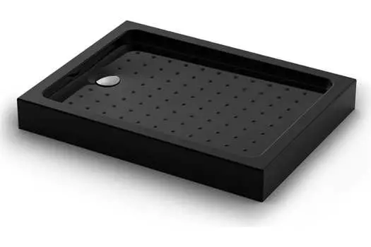 Душевой поддон Veconi Tezeo acrylic TZ54B 120х90 см, черный