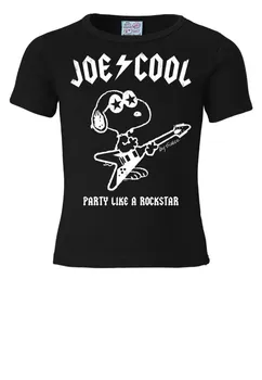 Футболка LOGOSHIRT Snoopy - Rockstar, черный