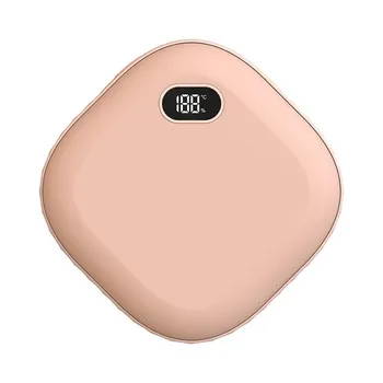Invime Портативная перезаряжаемая грелка для рук и внешний аккумулятор USB 9202 светло-зеленый
