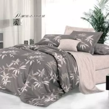 Комплект постельного белья Эльф De Luxe Джиллиан, Дуэт, нав. 70х70 см, сатин