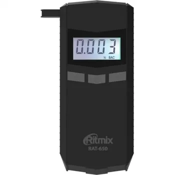 Алкотестер Ritmix RAT-650 электрохимический черный