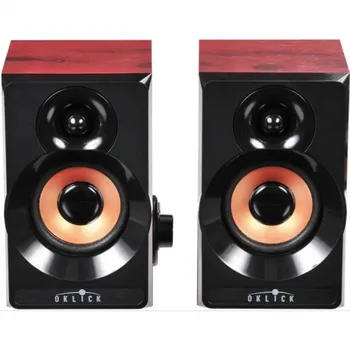 Колонки Oklick OK-161 2.0 темное дерево 6Вт