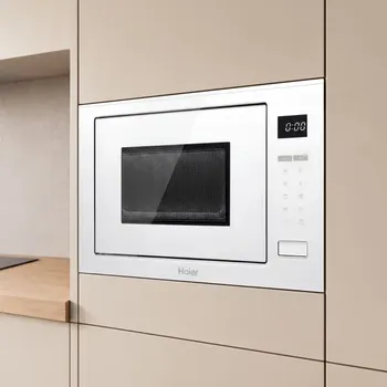 Микроволновая печь Haier HMX-BTG259W встраиваемая 25 л 60x40x38 см сенсорное управление цвет цвет белый