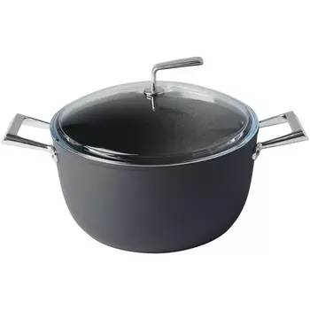 Кастрюля 7,6 л с крышкой TVS Materia Induction