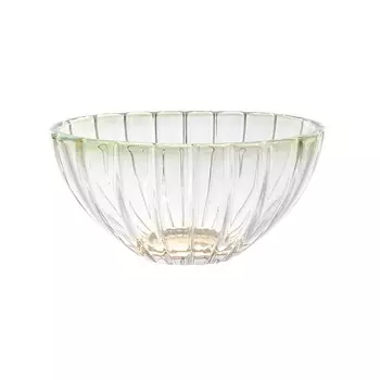 Фруктовница 30 см Bohemia Gold Oval зелёный