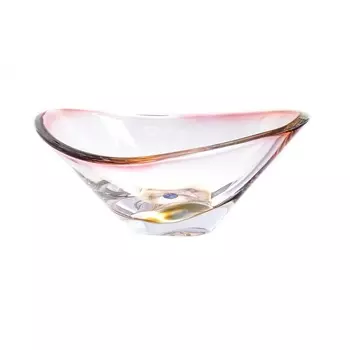 Фруктовница 31 см Bohemia Gold Kyoto красный