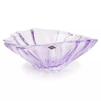 Фруктовница 33 см Aurum Crystal Plantica Amethyst