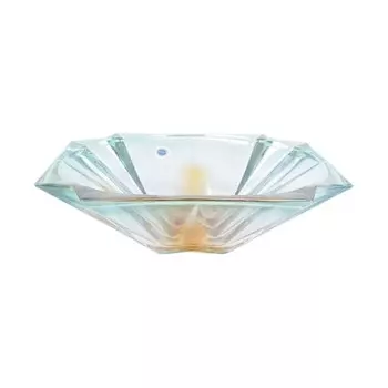 Фруктовница 33 см Bohemia Gold Metropolitan зелёный