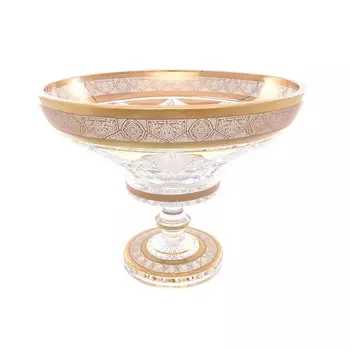 Фруктовница на ножке 30 см Bohemia Max Crystal