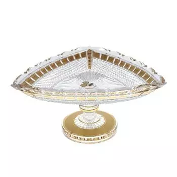 Фруктовница на ножке 30 см Bohemia Max Crystal