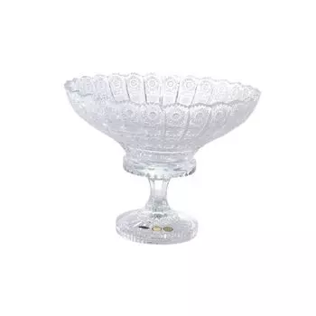 Фруктовница на ножке 30 см Bohemia Max Crystal