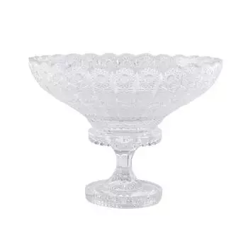 Фруктовница на ножке 35 см Bohemia Max Crystal