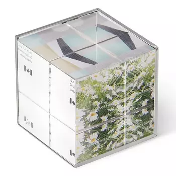 Фоторамка-куб Umbra Ice Frame никель