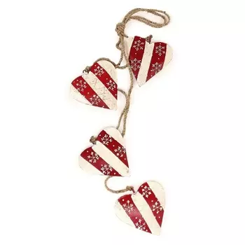 Гирлянда подвесная Christmas Hearts