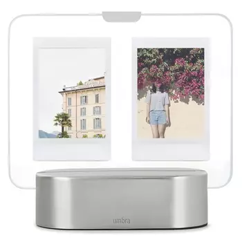 Фоторамка с подсветкой Umbra GLO Instant 5х8 никель