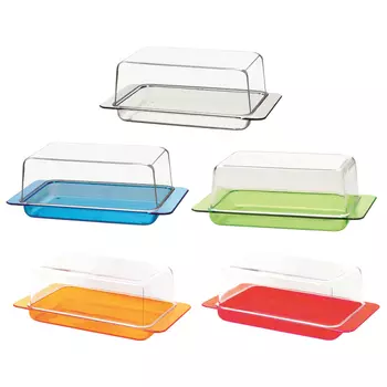 масленка COSMOPLAST 19x10x7см пластик в асс-те