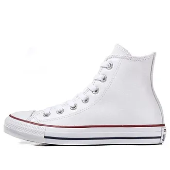 Кроссовки chuck taylor all star leather hi 'white' Converse, белый