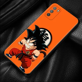 Чехол для телефона Xiaomi POCO X3 X4 NFC M3 M4 pro X3 GT для mi 12 12pro 11T 11 10T Lite Silicon Funda Dragon Ball Goten Kuririn Poco X4 NFC