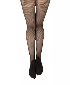 Профессиональные бесшовные колготки в сеточку для девочек Capezio, коричневый