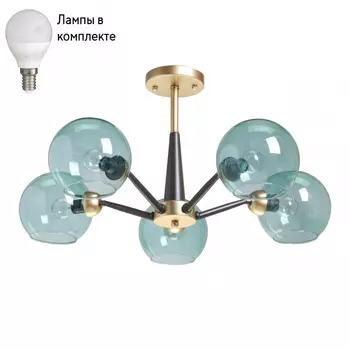 Люстра на штанге с лампочками DeMarkt 605017905+Lamps