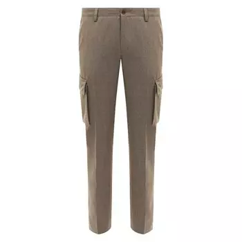 Шерстяные брюки-карго Corneliani