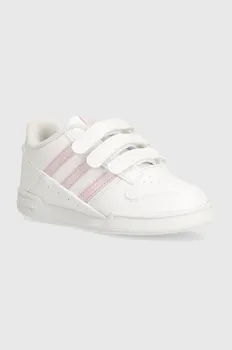 Детские кожаные кроссовки adidas Originals, белый