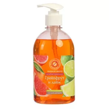 КОЛОКОЛЬЧИК ДУШИСТЫЙ Жидкое мыло natural extracts Антибактериальный Грейпфрут и Лайм