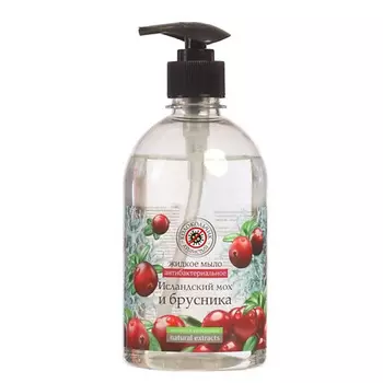 КОЛОКОЛЬЧИК ДУШИСТЫЙ Жидкое мыло natural extracts Антибактериальный Исландский мох