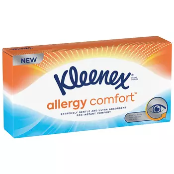 KLEENEX Салфетки в коробке Allergy Comfort 56.0