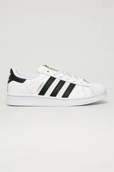 Adidas Originals - Детские кожаные кроссовки Superstar, белый