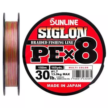 Шнур SIGLON PE8 150M (Multikolor 5C) Sunline
