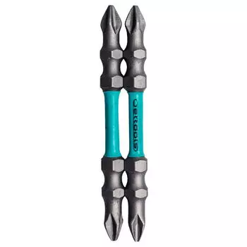 бита JETTOOLS PH2хPH2 65мм двухсторонняя для больших нагрузок 2шт