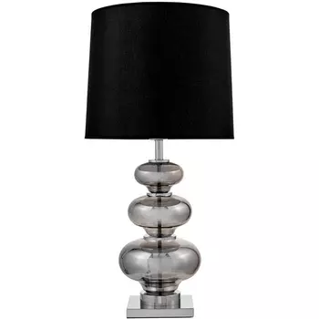 Интерьерная настольная лампа Lumina Deco LDT 303 CHR+BK