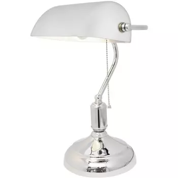 Интерьерная настольная лампа Lumina Deco LDT 305 WT+CHR