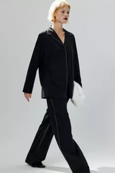 Рубашка oversize в полоску