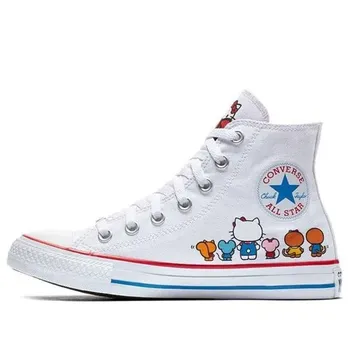 Кроссовки hello kitty x chuck taylor all star canvas hi 'white' Converse, белый
