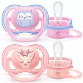 Пустышка 0-6 месяцев 2 шт. Philips Avent ultra air SCF085/02
