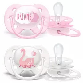Пустышка 0-6 месяцев 2 шт. Philips Avent ultra soft SCF222/02