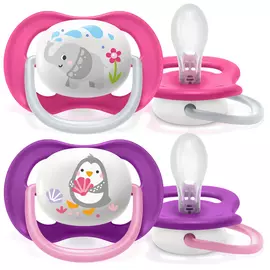 Пустышка 6-18 месяцев 2 шт. Philips Avent ultra air SCF080/08