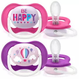 Пустышка 6-18 месяцев 2 шт. Philips Avent ultra air SCF080/16