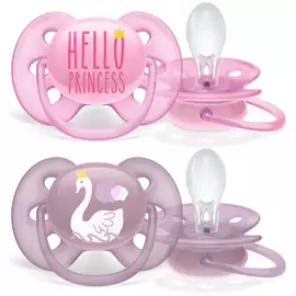 Пустышка 6-18 месяцев 2 шт. Philips Avent ultra soft SCF223/02