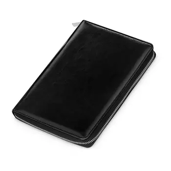 Блокнот с RFID защитой и ручкой 'Defender' (разные цвета) / Черный