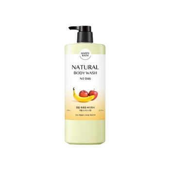 [Happy Bath] Real Gentle, Real Moist гель для душа, 900 мл(Babypower, яблоко и банан) Real Gentle 900ml