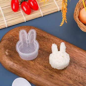 Форма для рисовых шариков в форме мультфильма для кухни, форма для рисовых шариков для детей, форма для рисовых бенто, самодельная форма для суши из нори Little Triangle